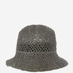 CAPPELLO BUCKET IN RETE CUFFIA GREEN PEARL REINHARD PLANK 
