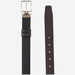 Cintura reversibile bicolor in pelle 222359 BLACK/EBONY MONTBLANC 