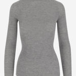 MAGLIA IN CASHMERE E SETA A COSTE W25613 0951 SASUPHI 