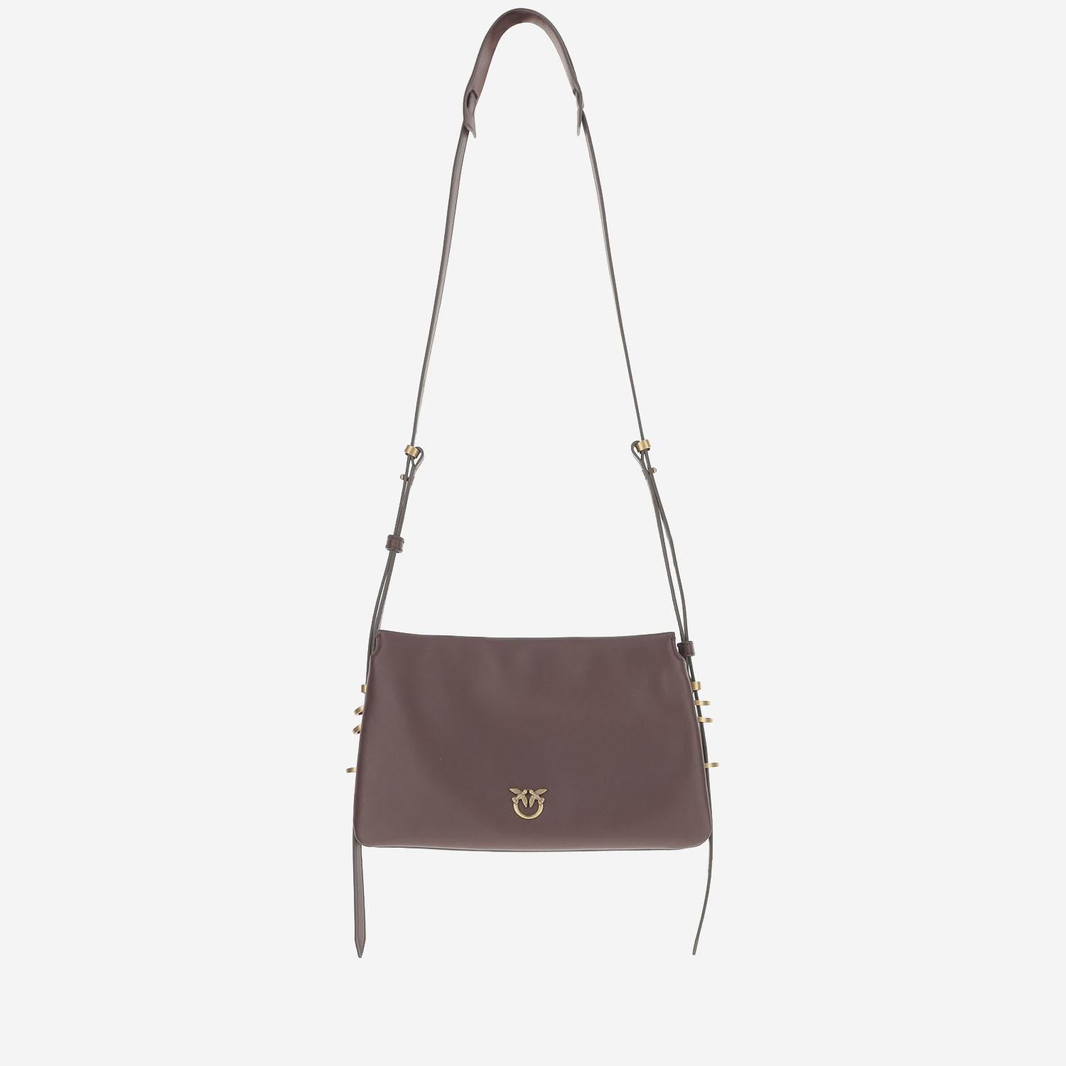 BORSA A TRACOLLA IN PELLE 105883 A0QOLA7Q PINKO 