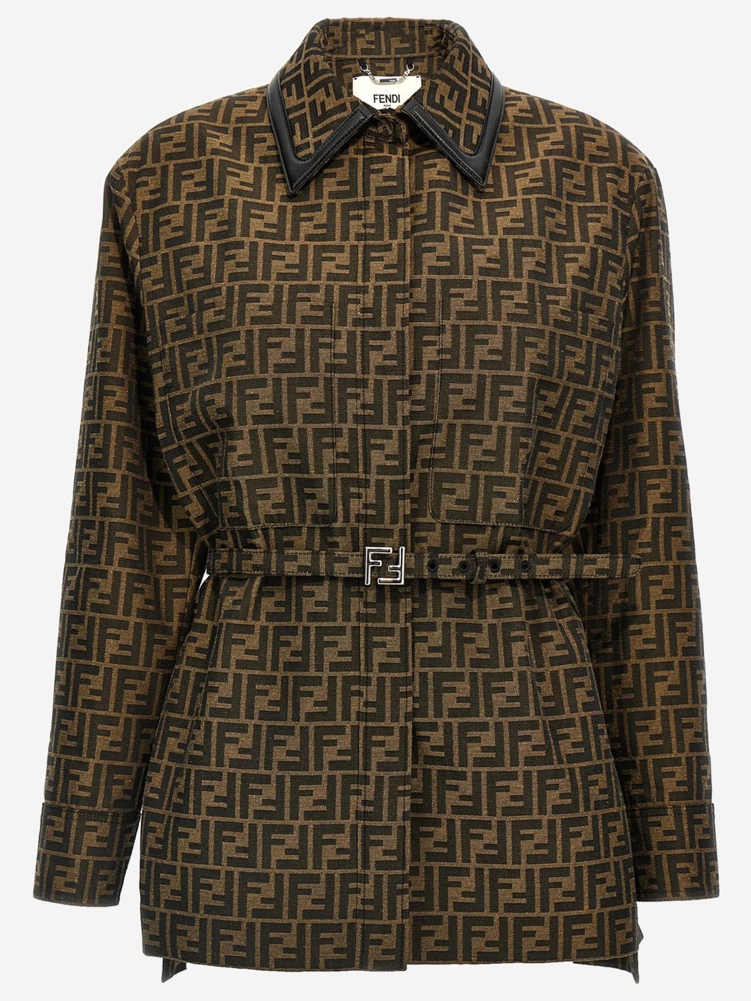 GIACCA FF IN CANVAS FJ7564 A5W3F118W FENDI 