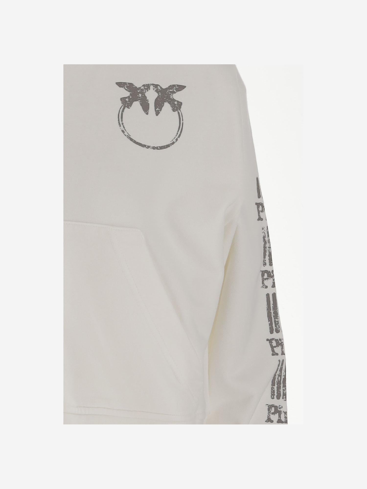 FELPA IN COTONE CON LOGO 104622 A2CVZ05 PINKO 