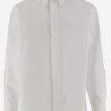 CAMICIA CASSANDRE IN POPELINE DI COTONE 826821 Y217W9000 SAINT LAURENT 