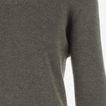 MAGLIONE LINTON IN LANA LINTON PWI2501VERDE TAGLIATORE 