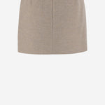 MINIGONNA IN LANA E CASHMERE 841139 V3OO02783 BOTTEGA VENETA 