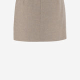 MINIGONNA IN LANA E CASHMERE 841139 V3OO02783 BOTTEGA VENETA 