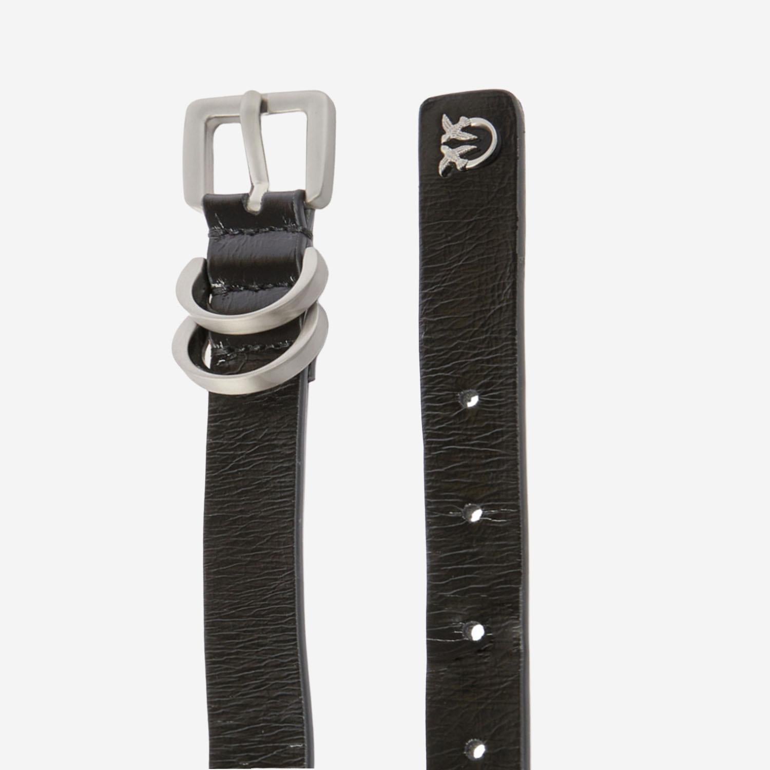 CINTURA IN PELLE CON LOGO 105890 A26JZ99E PINKO 