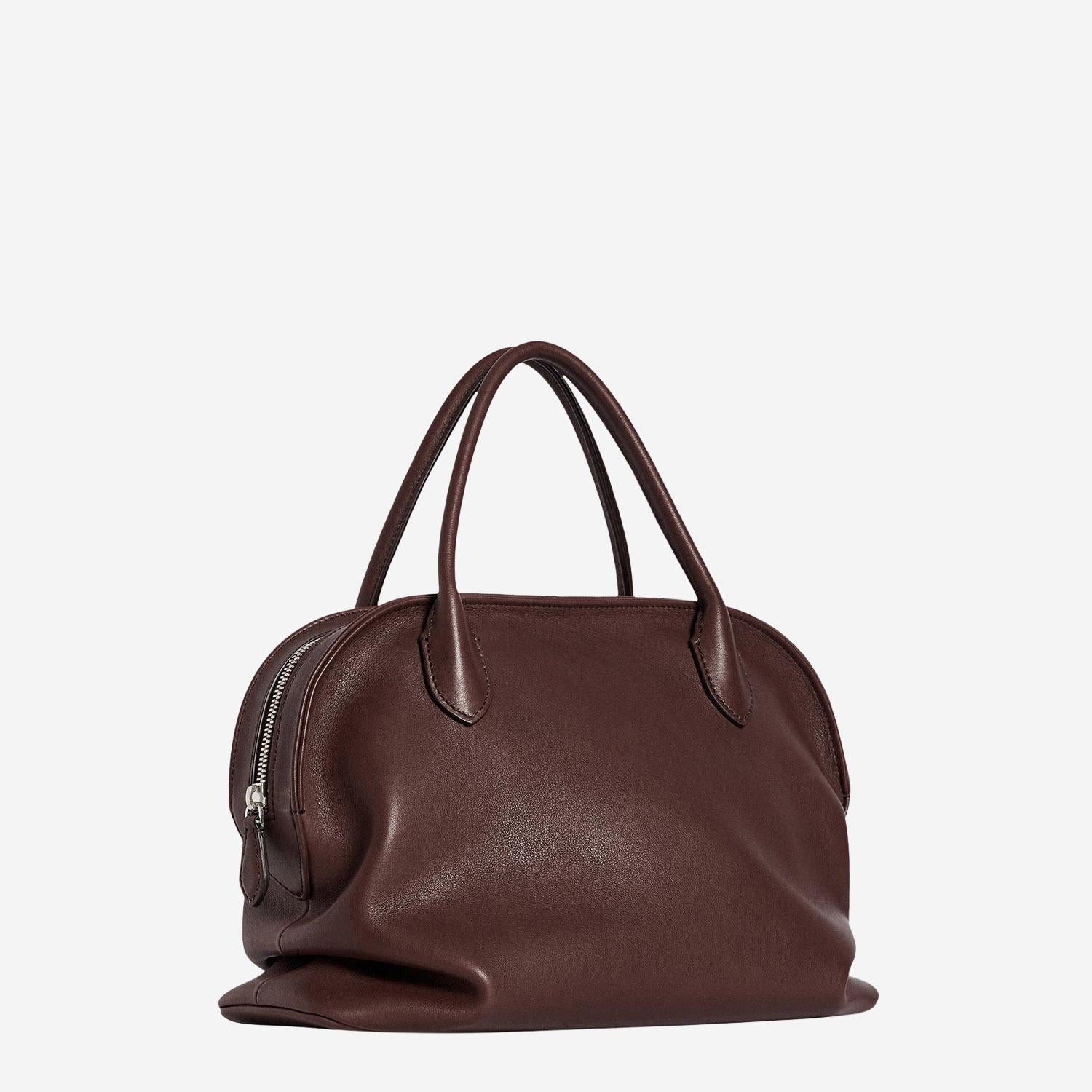 BORSA AGNES IN PELLE W1713L72 BRGNS THE ROW 