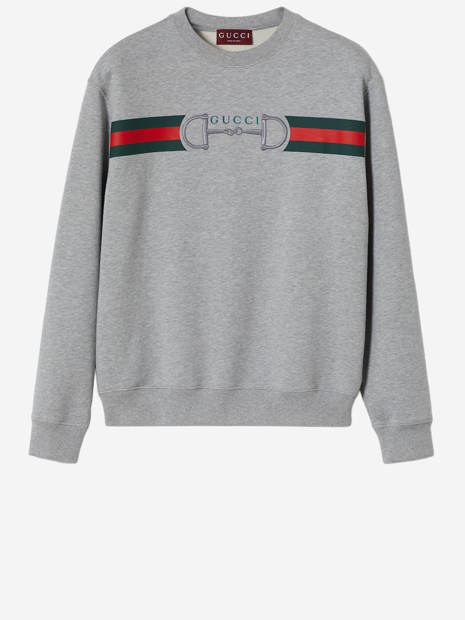 FELPA IN COTONE CON LOGO 848737 XJHOK1056 GUCCI 