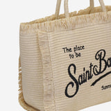BORSA IN PAGLIA CON LOGO COL0017 00421L MC2 SAINT BARTH 