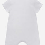 TUTINA IN PIQUET DI COTONE CON FINITURE TRICOLORE 8l000068496F 034 MONCLER ENFANTS 