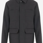 GIACCA IN LANA CON QUATTRO TASCHE 853006 ZAS681076 GUCCI 