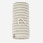 COPERTA JEANINE A RIGHE IN COTONE MISTO 25W042 NUDE 1+ IN THE FAMILY KIDS 