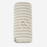 COPERTA JEANINE A RIGHE IN COTONE MISTO 25W042 NUDE 1+ IN THE FAMILY KIDS 