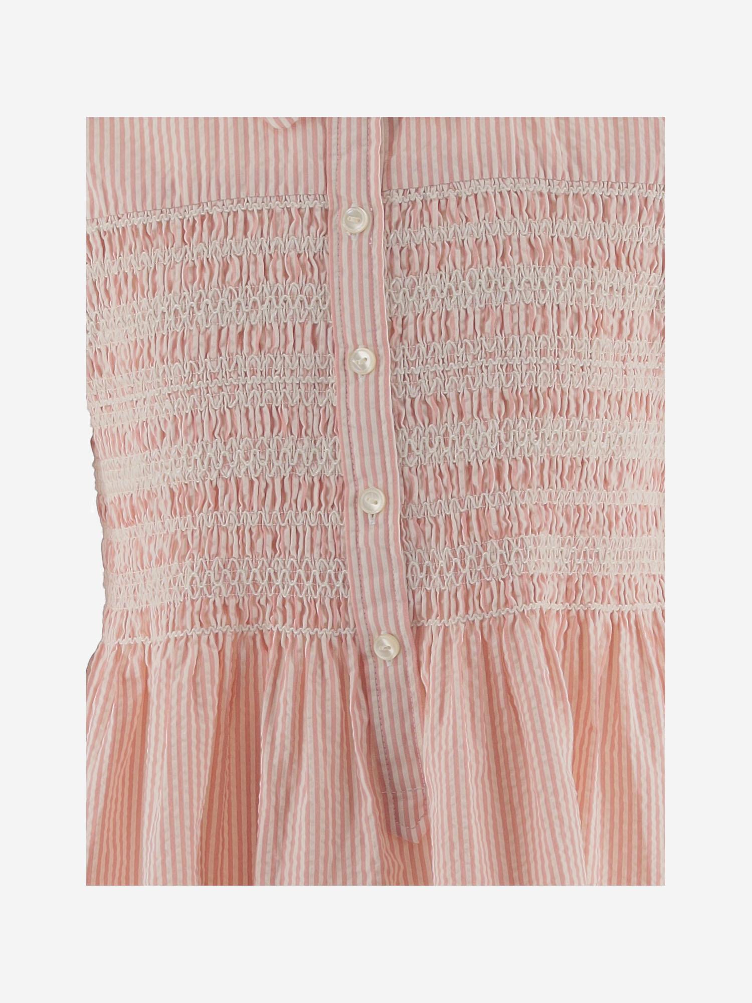 ABITO IN COTONE A RIGHE CON CORPINO SMOCK 312A11976 001 POLO RALPH LAUREN KIDS 