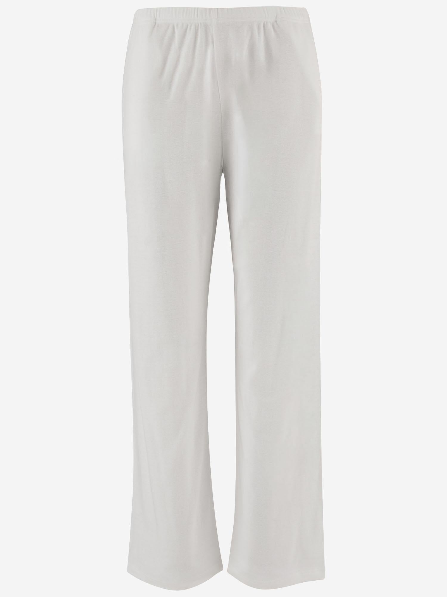 PANTALONI IN COTONE 10850K732 WHT THE ROW 