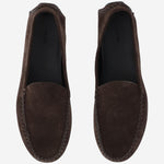 MOCASSINI IN PELLE SCAMOSCIATA<BR/> F2147L805 LQB THE ROW 