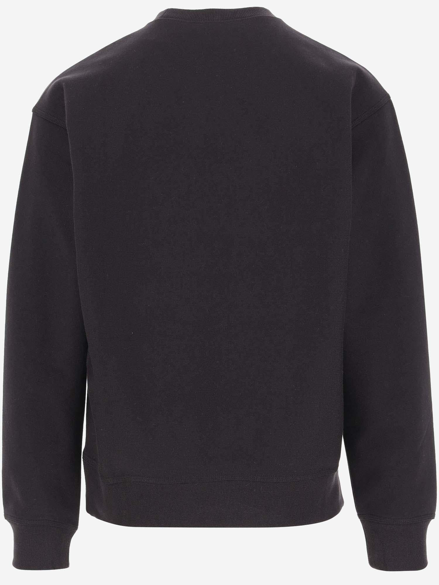 FELPA AMERICAN SCRIPT IN MISTO COTONE CON LOGO I025475 89XX CARHARTT WIP 