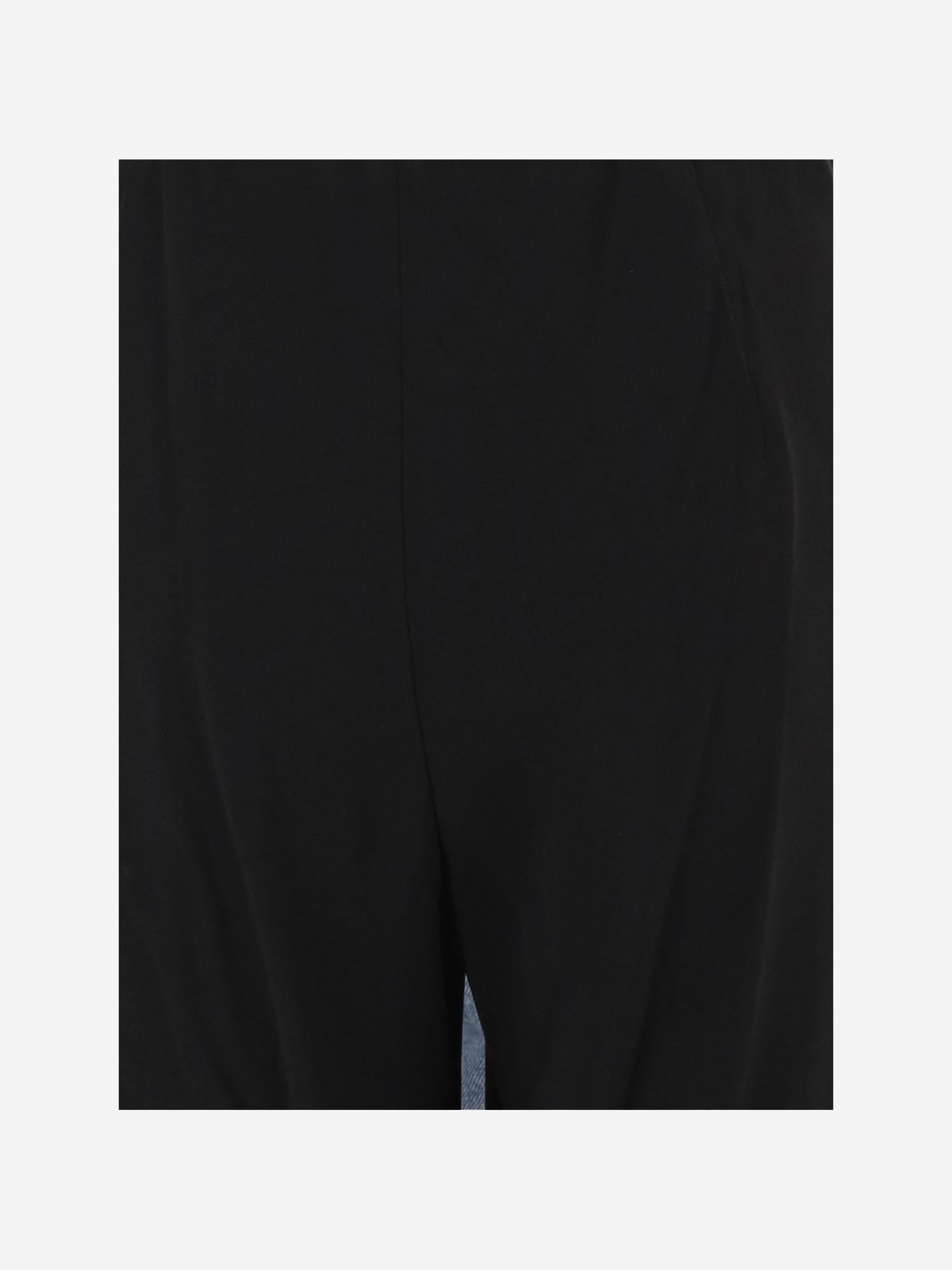 PANTALONI IN TESSUTO V916021907 001BLK VINCE 