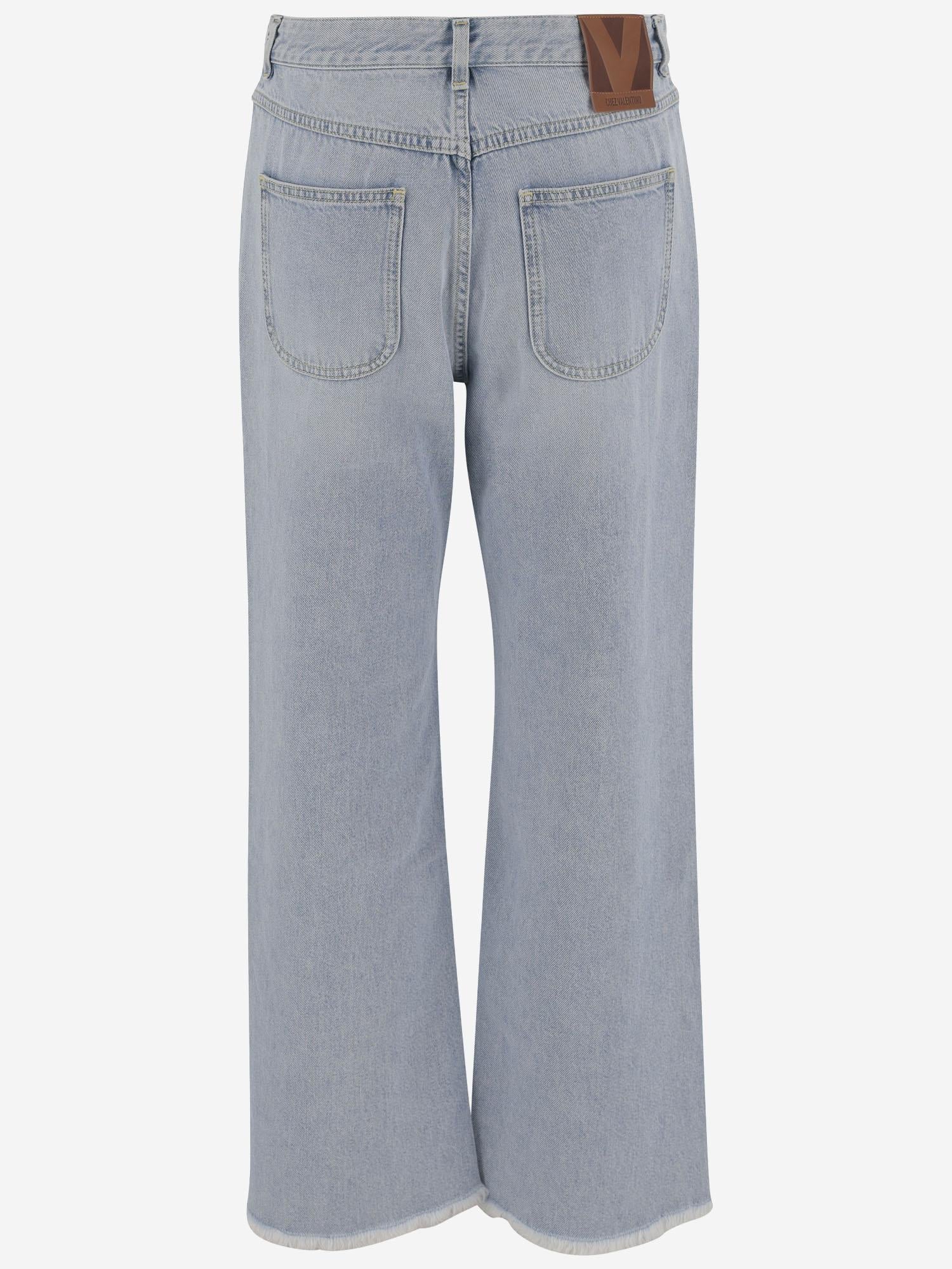 JEANS IN DENIM DI COTONE 7B3DD19O 94W508 VALENTINO 