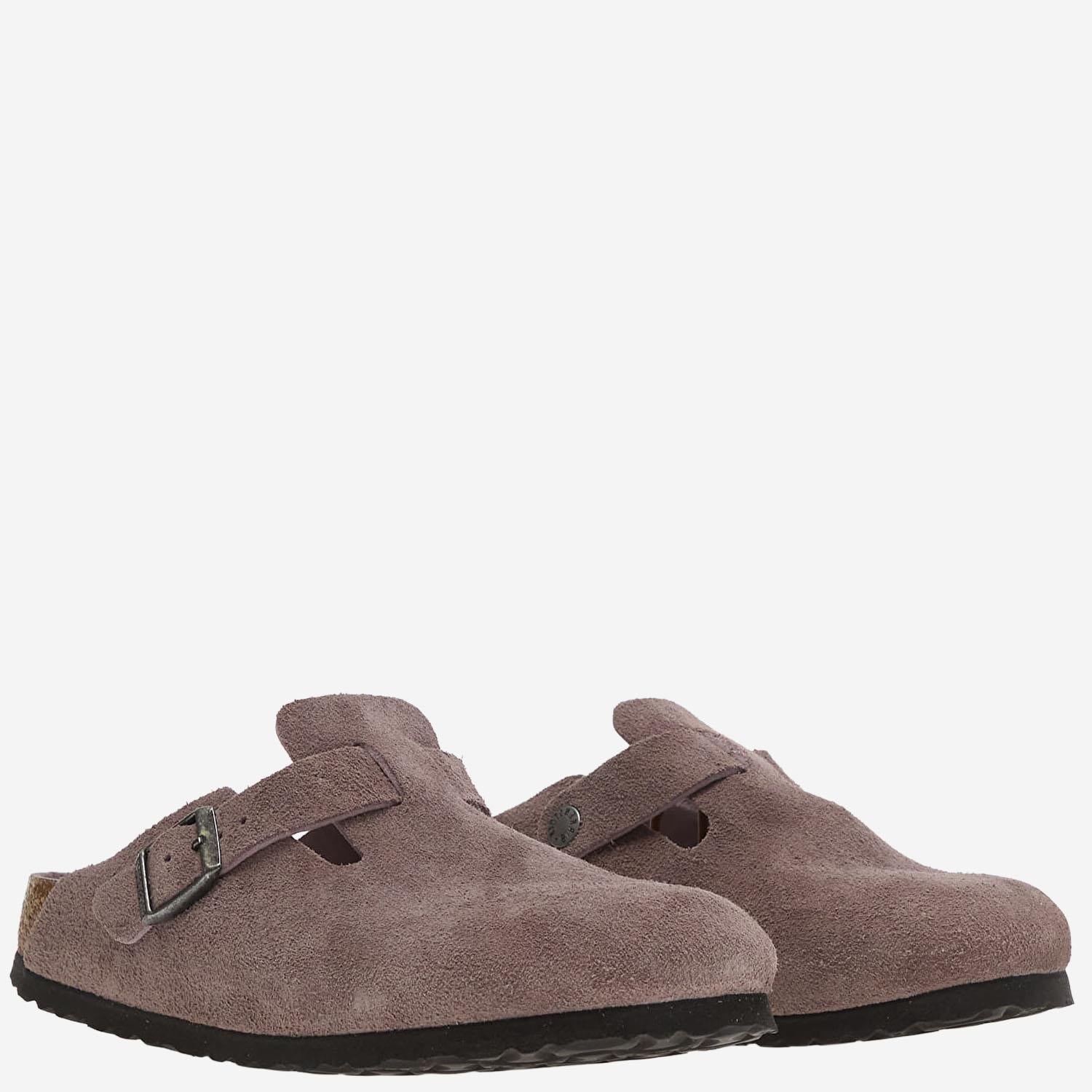 MULES BOSTON IN SUEDE 1031577 PURPLE BIRKENSTOCK 