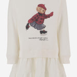 ABITO IN MISTO COTONE CON STAMPA POLO BEAR 313A99233 001 POLO RALPH LAUREN KIDS 