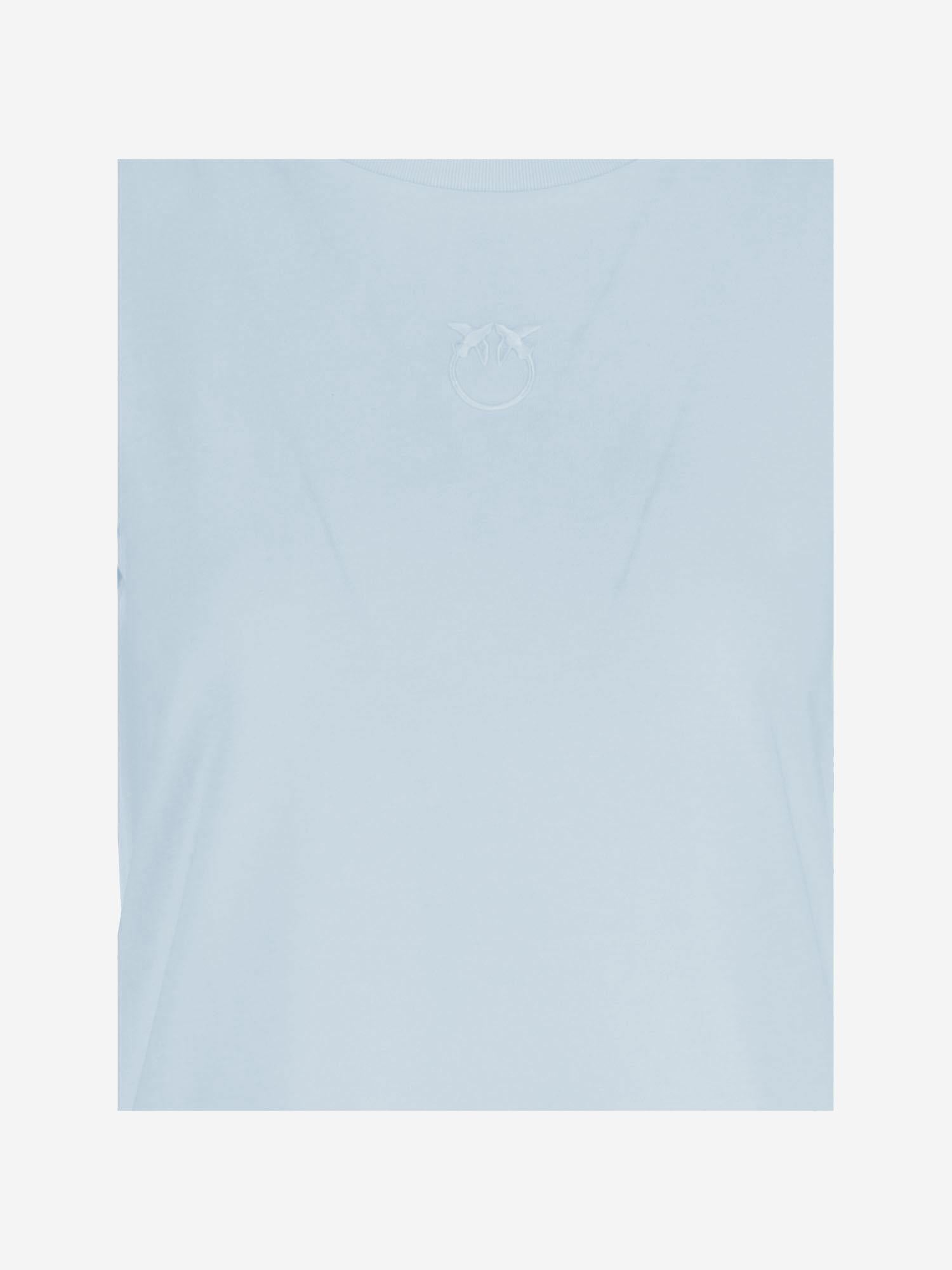 T-SHIRT BUSSOLOTTO IN COTONE CON LOGO 100355 A339E87 PINKO 
