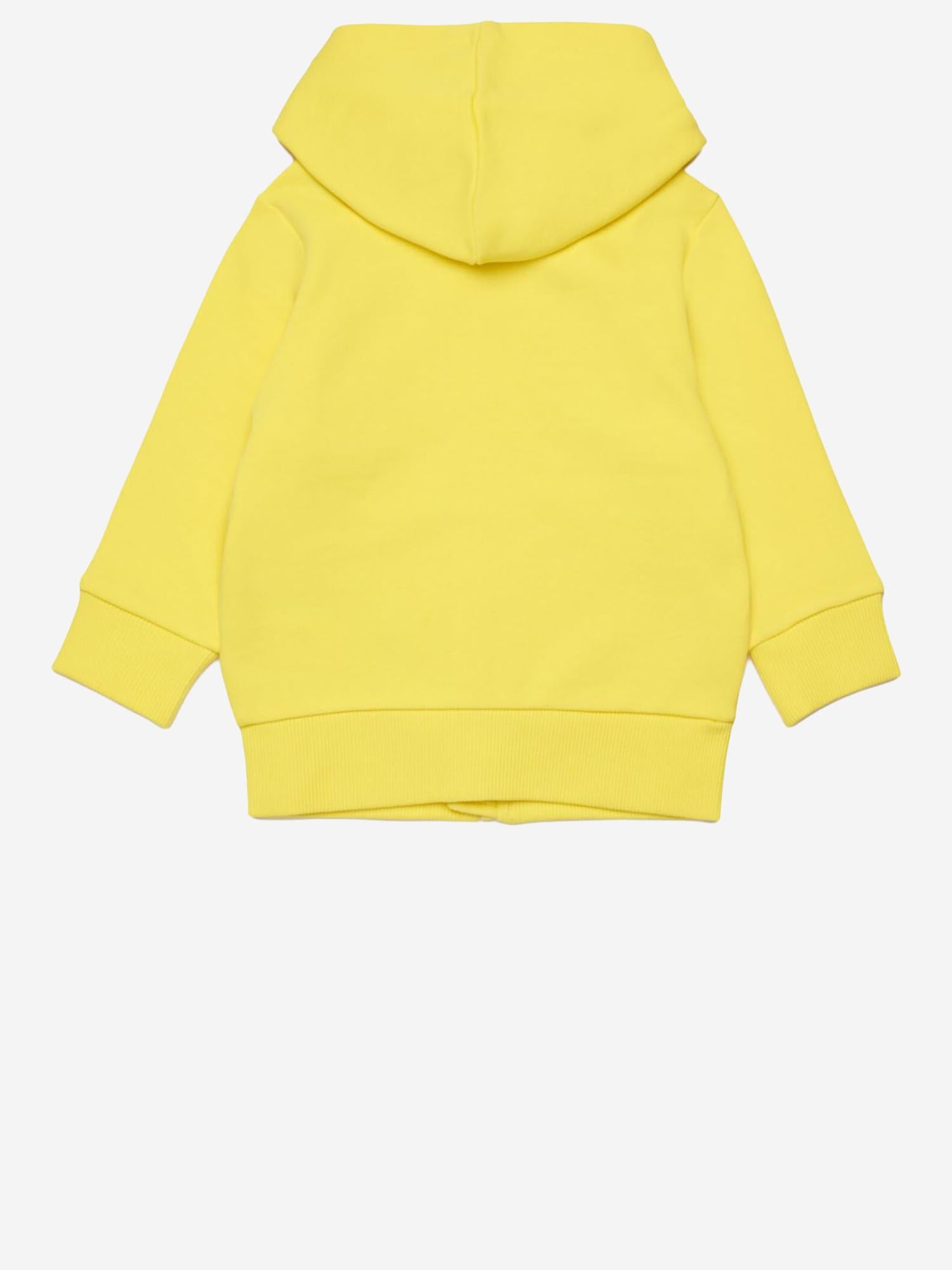 FELPA SPILB CON ZIP IN COTONE K00749 KYAVFK212 DIESEL KIDS 