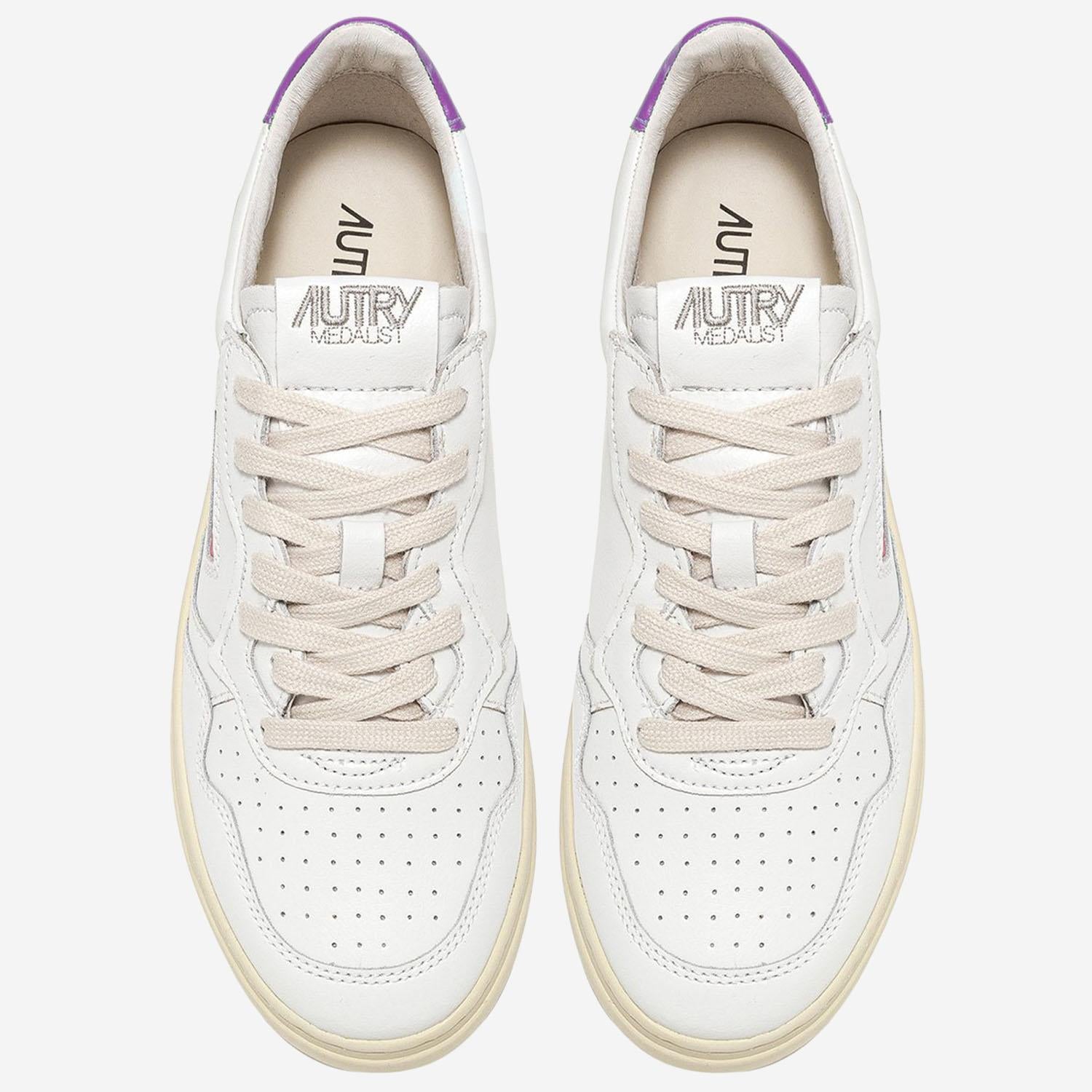 SNEAKERS MEDALIST LOW AULWLL08 LEATLEATWHTDBERRY AUTRY 