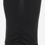 GONNA IN VISCOSA CON ARRICCIATURA 8B0KG05Z A8N0NO VALENTINO 