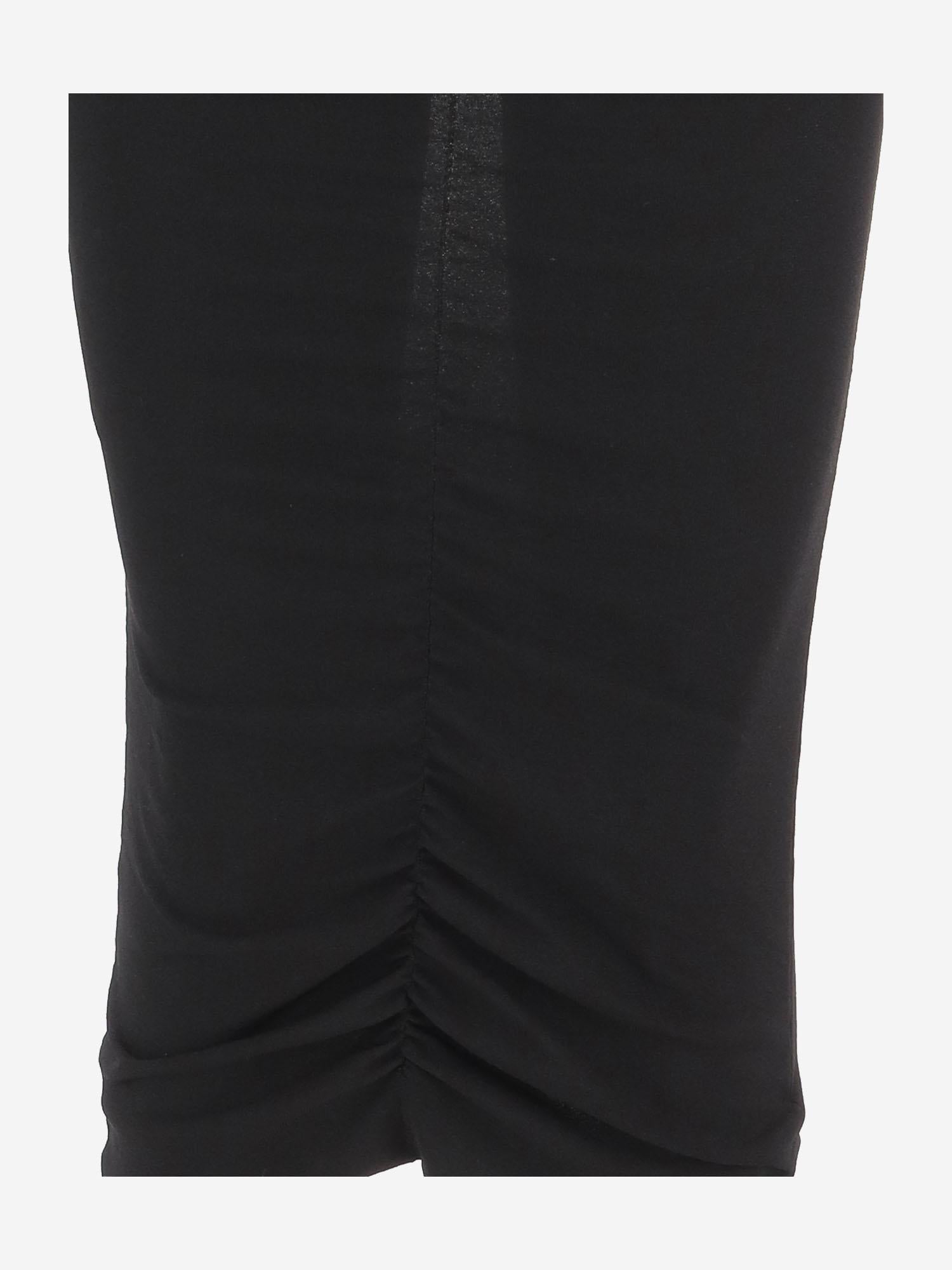 GONNA IN VISCOSA CON ARRICCIATURA 8B0KG05Z A8N0NO VALENTINO 