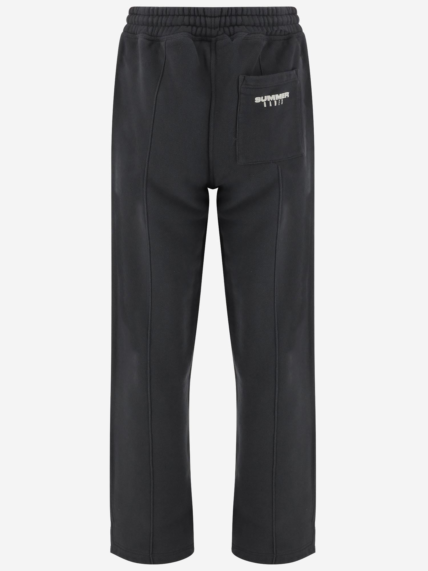 PANTALONI DA JOGGING IN COTONE SG2520104 JETBLACK SUMMER GAMES 