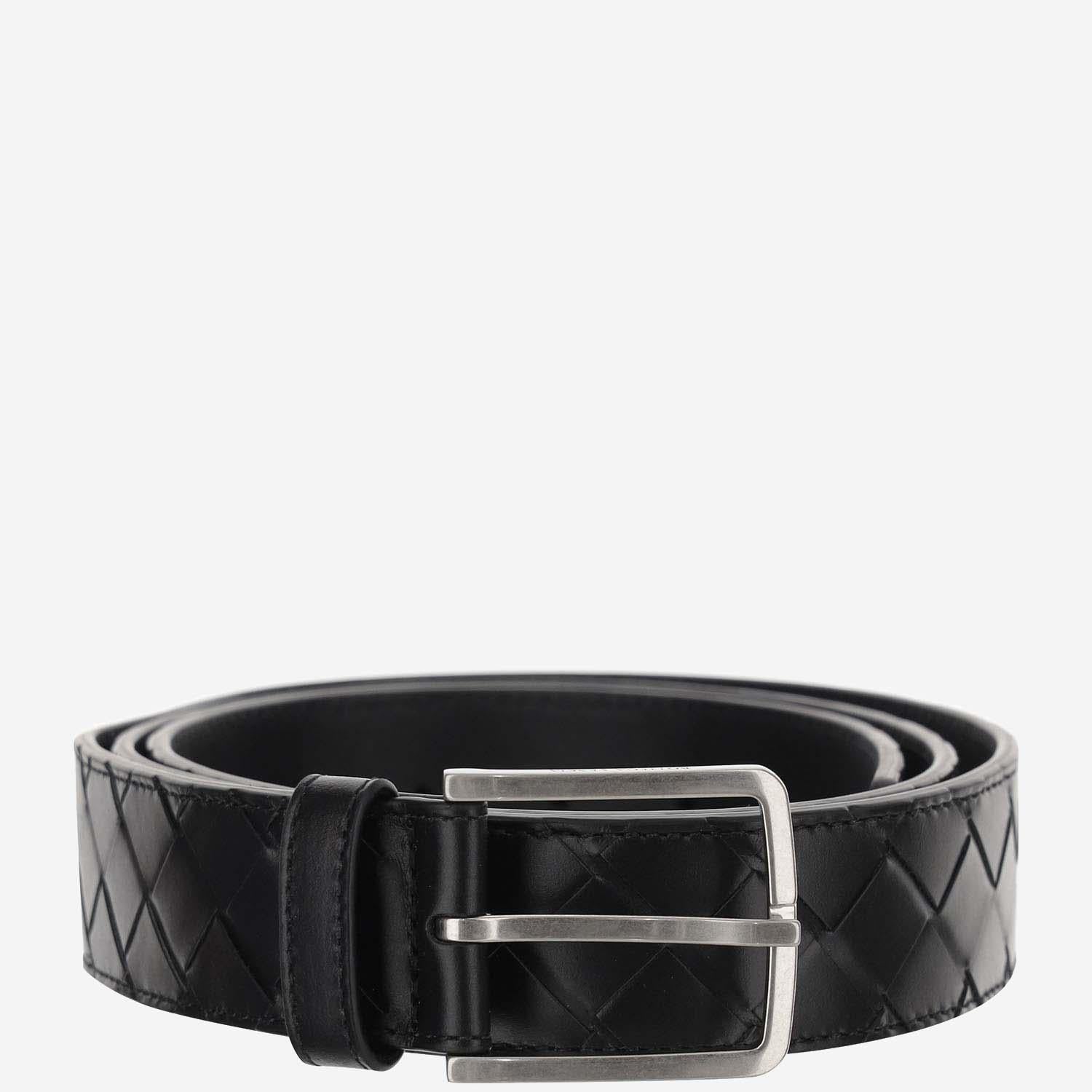 CINTURA INTRECCIATO IN PELLE 609182 V3IM18803 BOTTEGA VENETA 