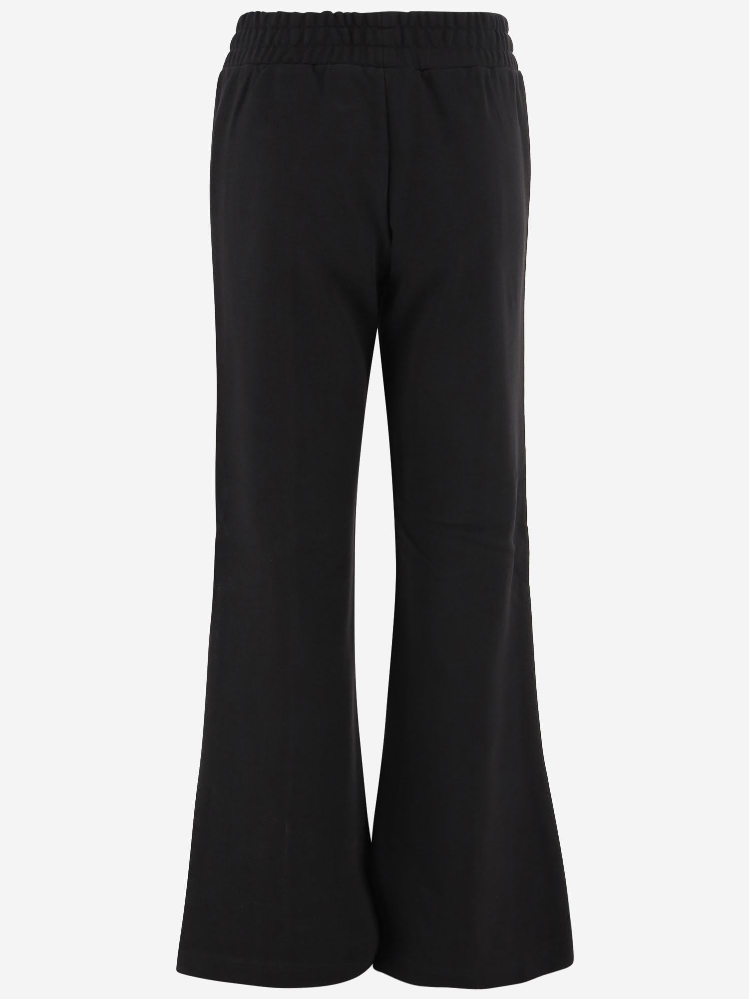 PANTALONI IN COTONE CON LOGO 105724 A2URZ99 PINKO 