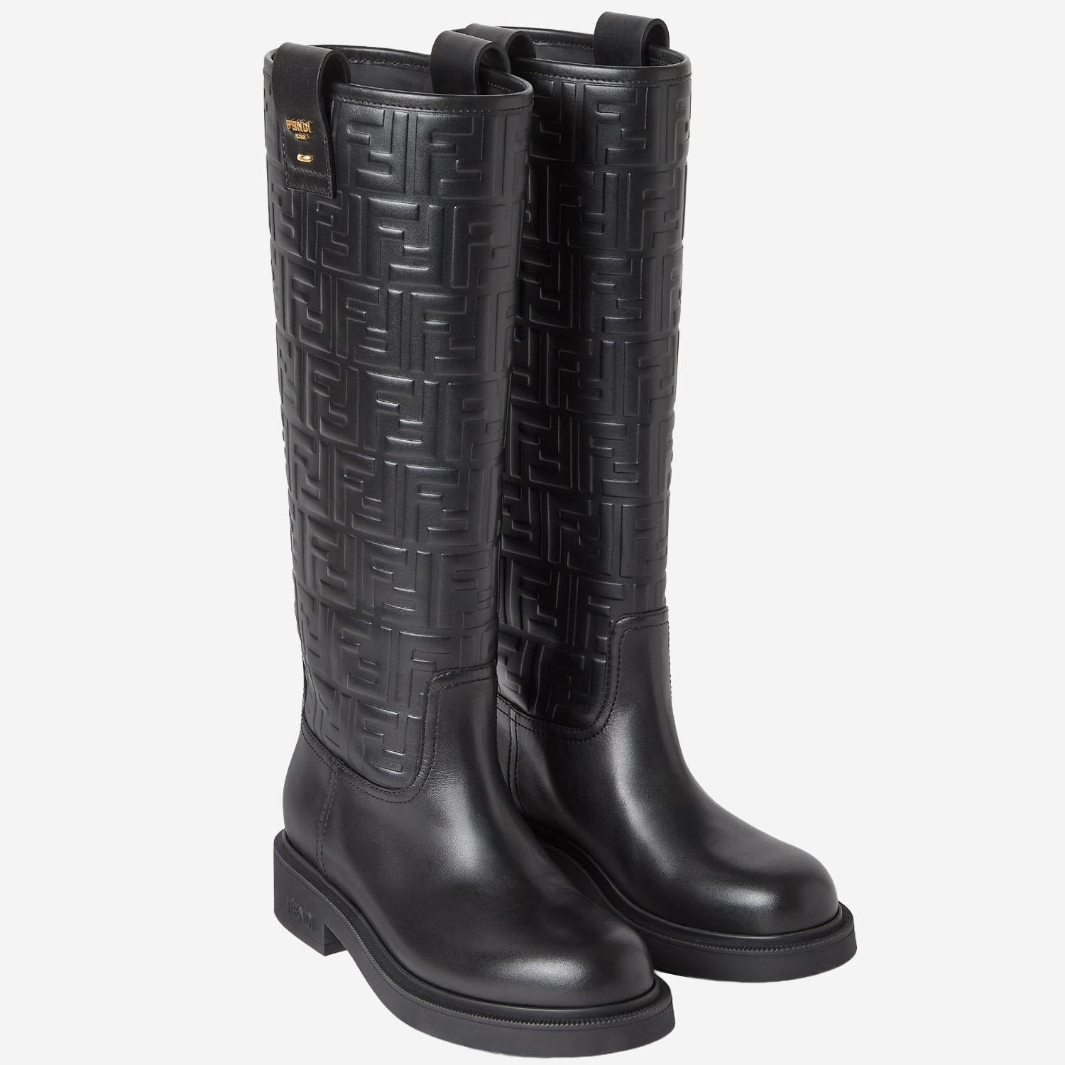 STIVALI FENDI FILO IN PELLE 8W8574 AY9OF0ABB FENDI 