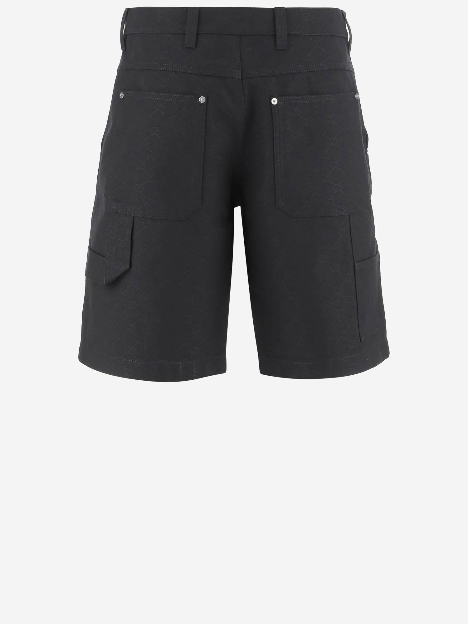 PANTALONI CORTI IN TESSUTO GG 832377 XDDCG1000 GUCCI 