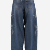 jEANS effetto lavato con palme A544J122A C6F18 BLUMARINE 