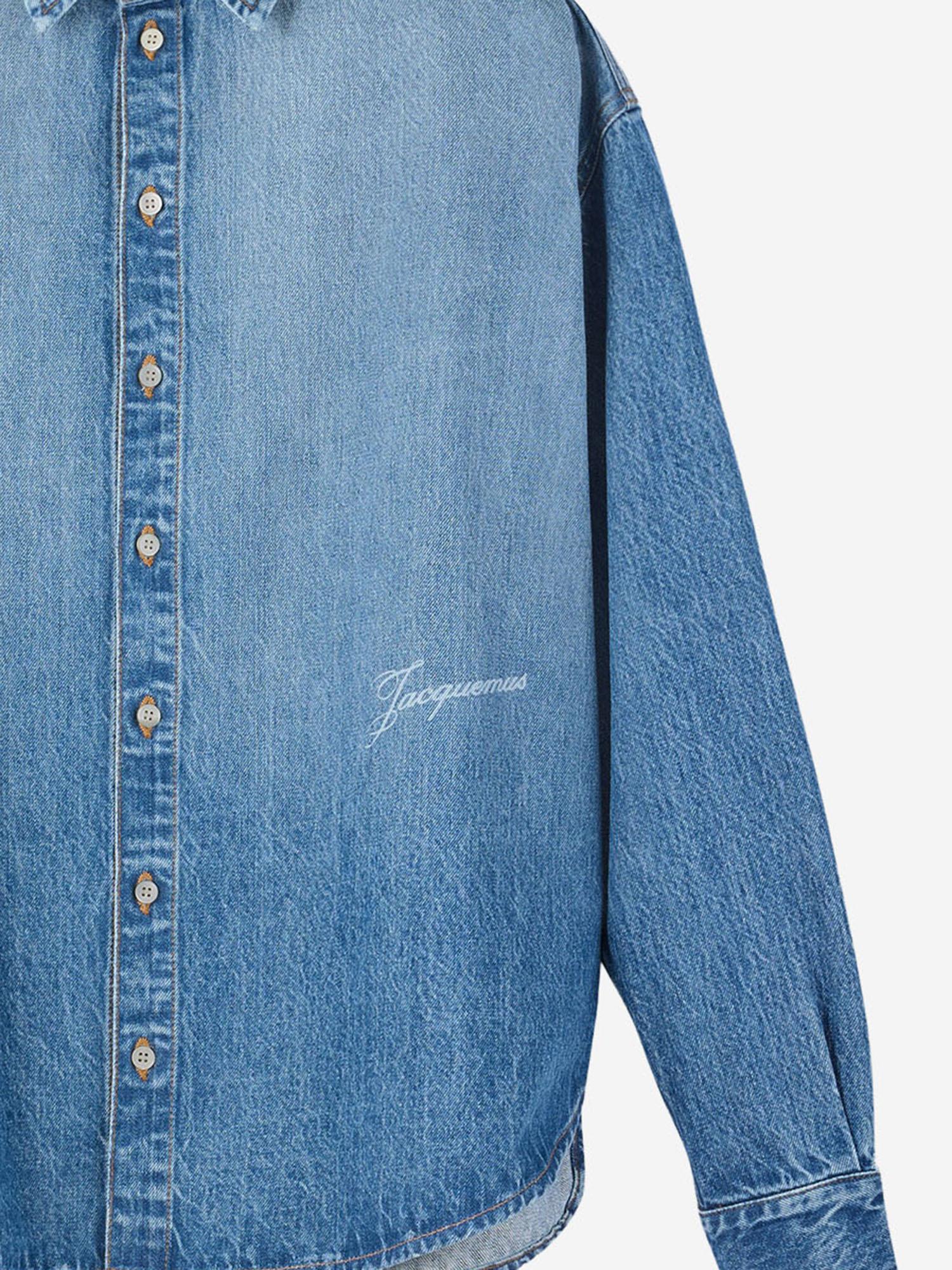 Camicia de-Nîmes Simon in denim di cotone SHM00545AD00017 33C JACQUEMUS 