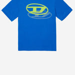 T-SHIRT TVALE OVER IN COTONE J02601 00YI9K804 DIESEL KIDS 