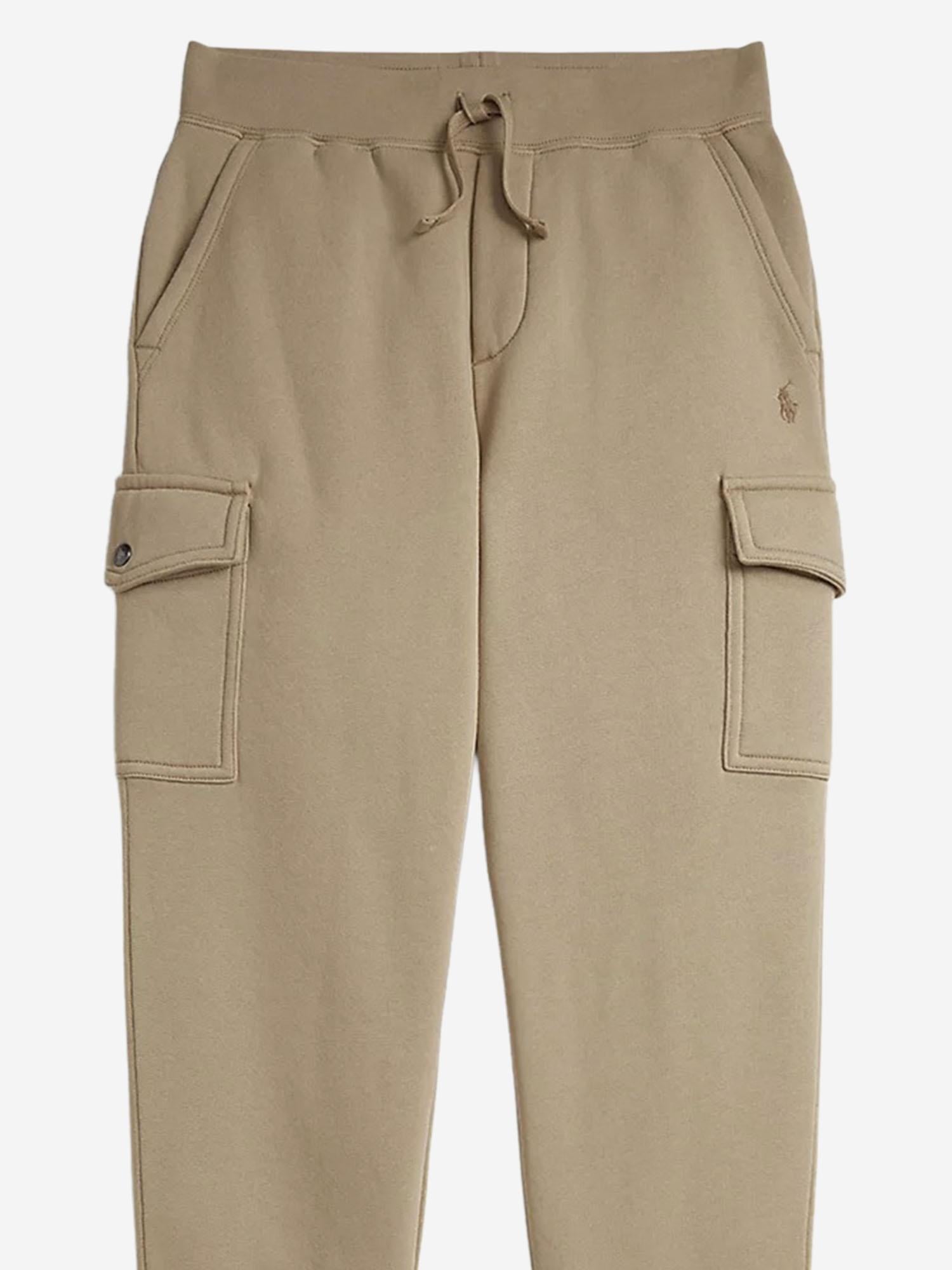 PANTALONI IN MISTO COTONE CON RICAMO LOGO 323892354 017 POLO RALPH LAUREN KIDS 