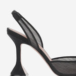 DÉCOLLETÉ HOLLI IN MESH HOLLIMESHSLING 95BLACKMESH AMINA MUADDI 