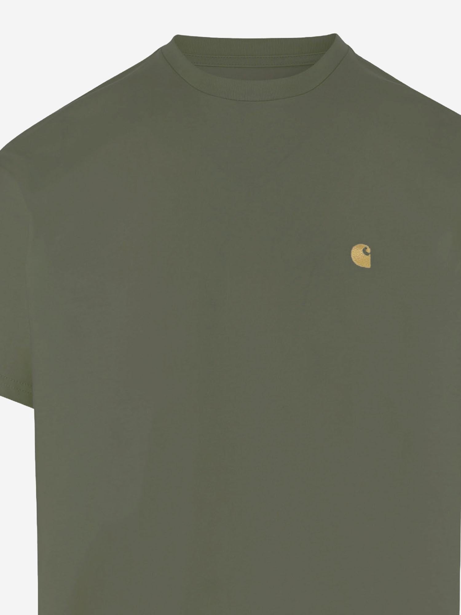 T-SHIRT IN COTONE CON LOGO I026391 3LRXX CARHARTT WIP 