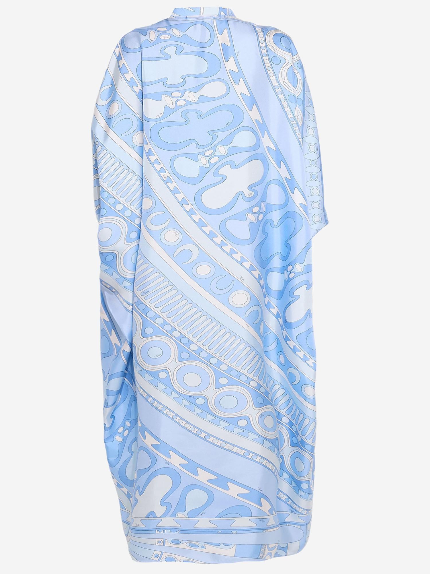 Abito lungo in seta 6HRL766H862 068 EMILIO PUCCI 