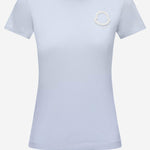 T-SHIRT IN COTONE CON LOGO RICAMATO 8C00061 89AUO700 MONCLER 