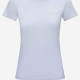 T-SHIRT IN COTONE CON LOGO RICAMATO 8C00061 89AUO700 MONCLER 