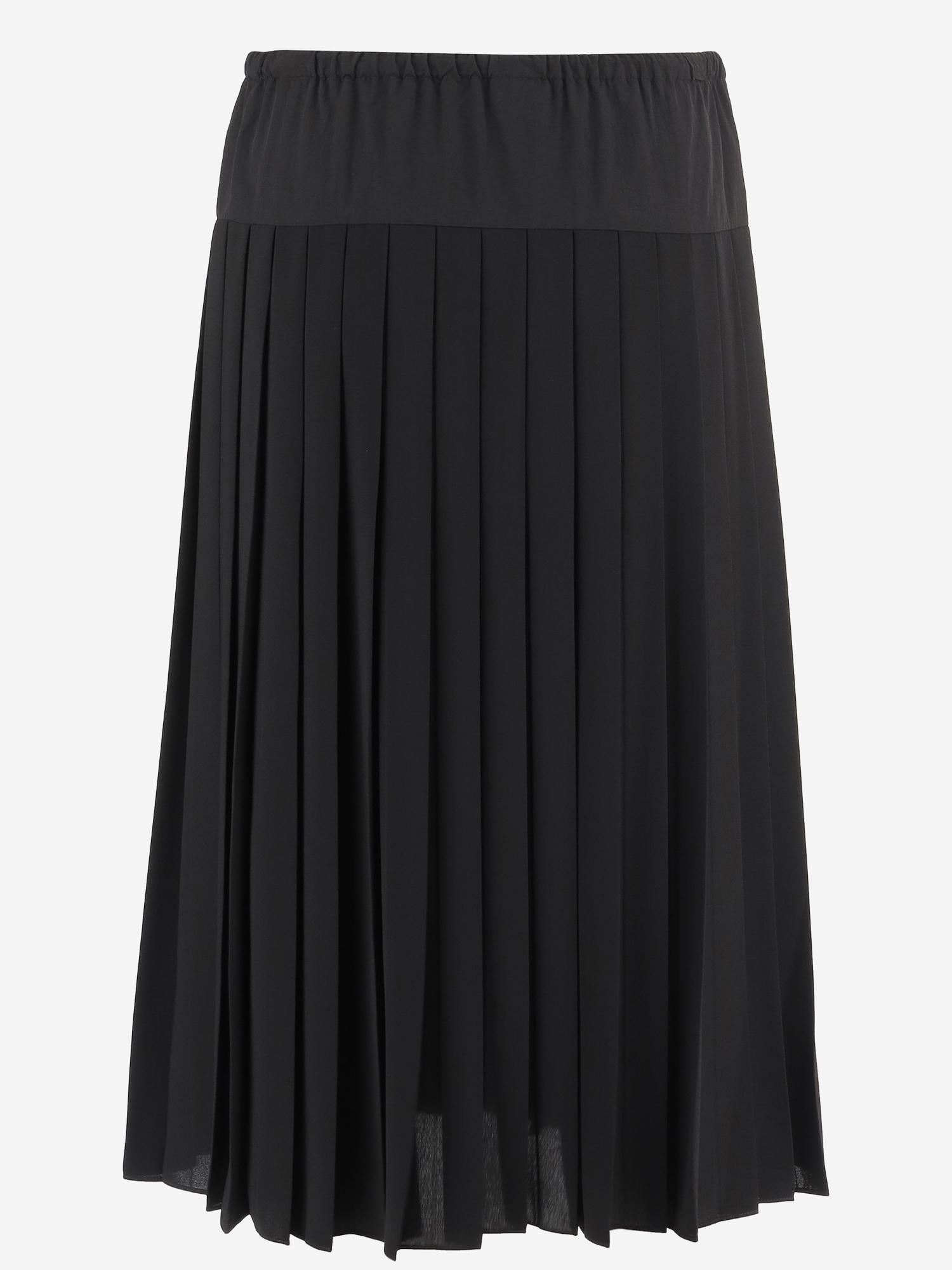 GONNA PLISSÉ CON COULISSE IN NYLON 2277D538B7 10241 ASPESI 