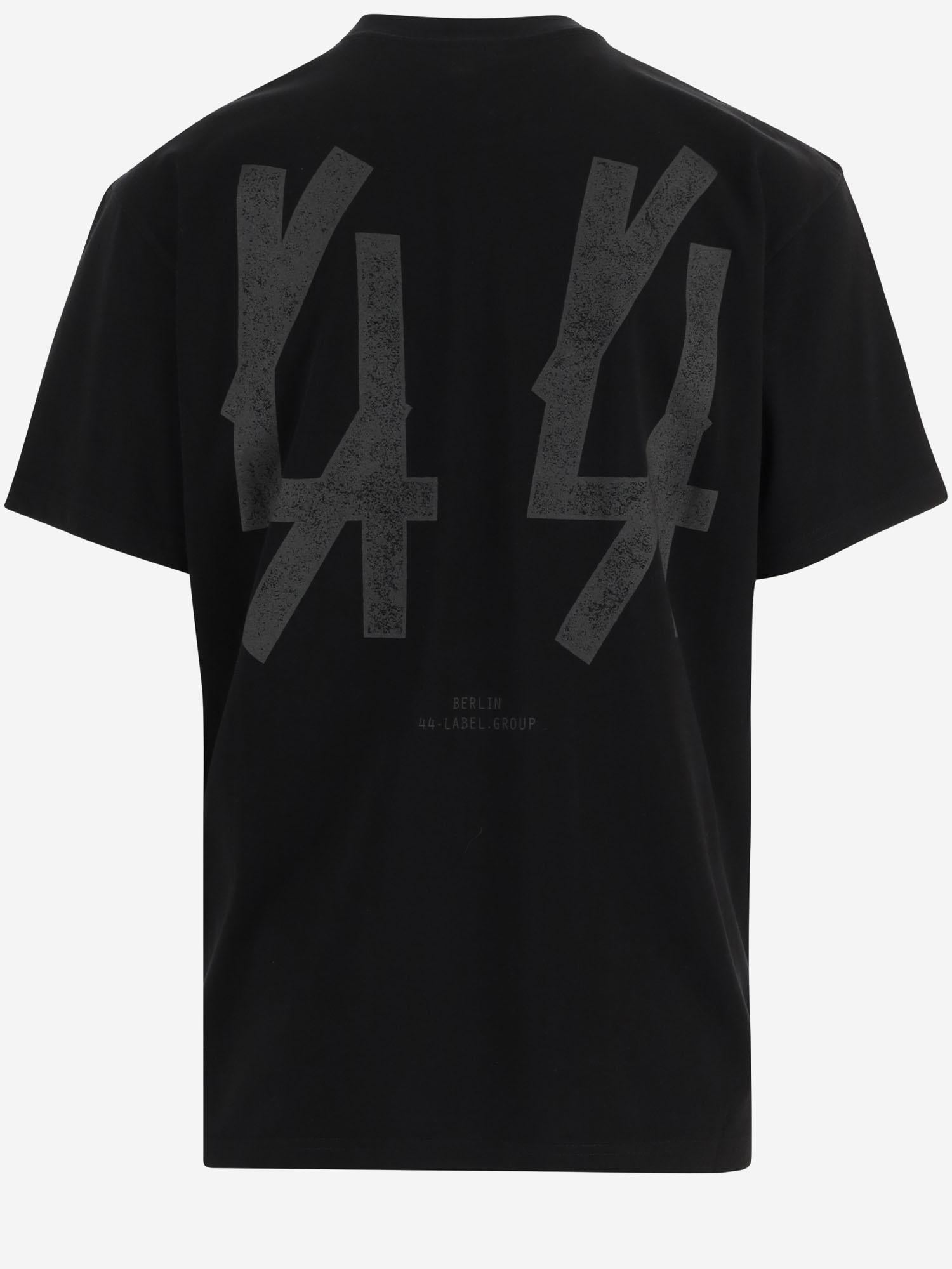 T-SHIRT IN COTONE CON STAMPA B0030556 FA706P761 44 LABEL GROUP 