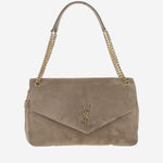 Borsa CALYPSO grande in suede 777399 1U80W2795 SAINT LAURENT 