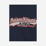 T-SHIRT IN COTONE AUTRY X MAISON KITSUNE TSPXMK2B BLUE AUTRY 
