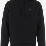 FELPA IN MISTO COTONE STRETCH CON LOGO CFWOSW2002MRUT5195 100 WOOLRICH 
